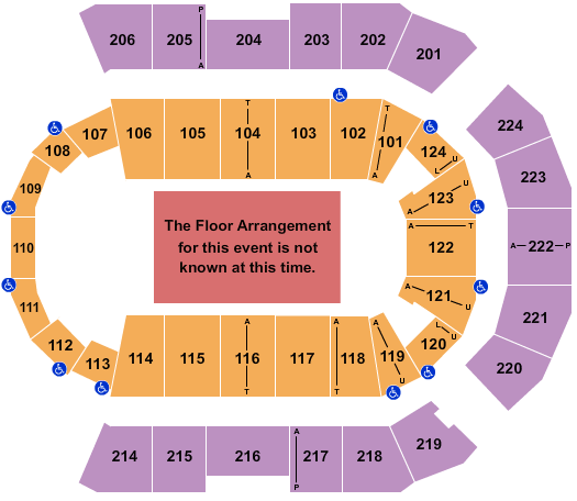 Numerica Veterans Arena NCAA Seating Chart